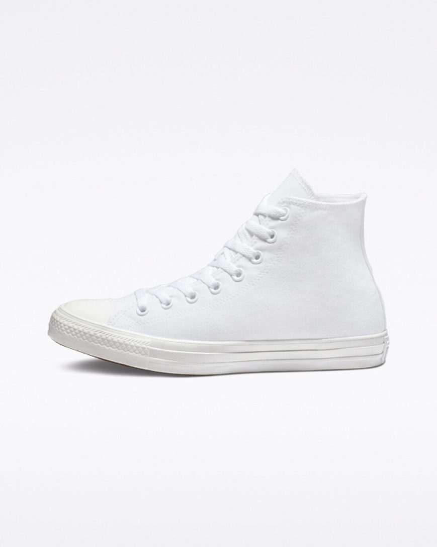 Tenis Converse Chuck Taylor All Star Classicos Cano Alto Feminino Branco | PT Q00P37T